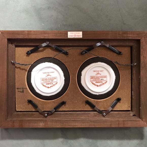 Vintage 1989 Artaffects framed duo plates by Gregory Perillo - Picture 9 of 10